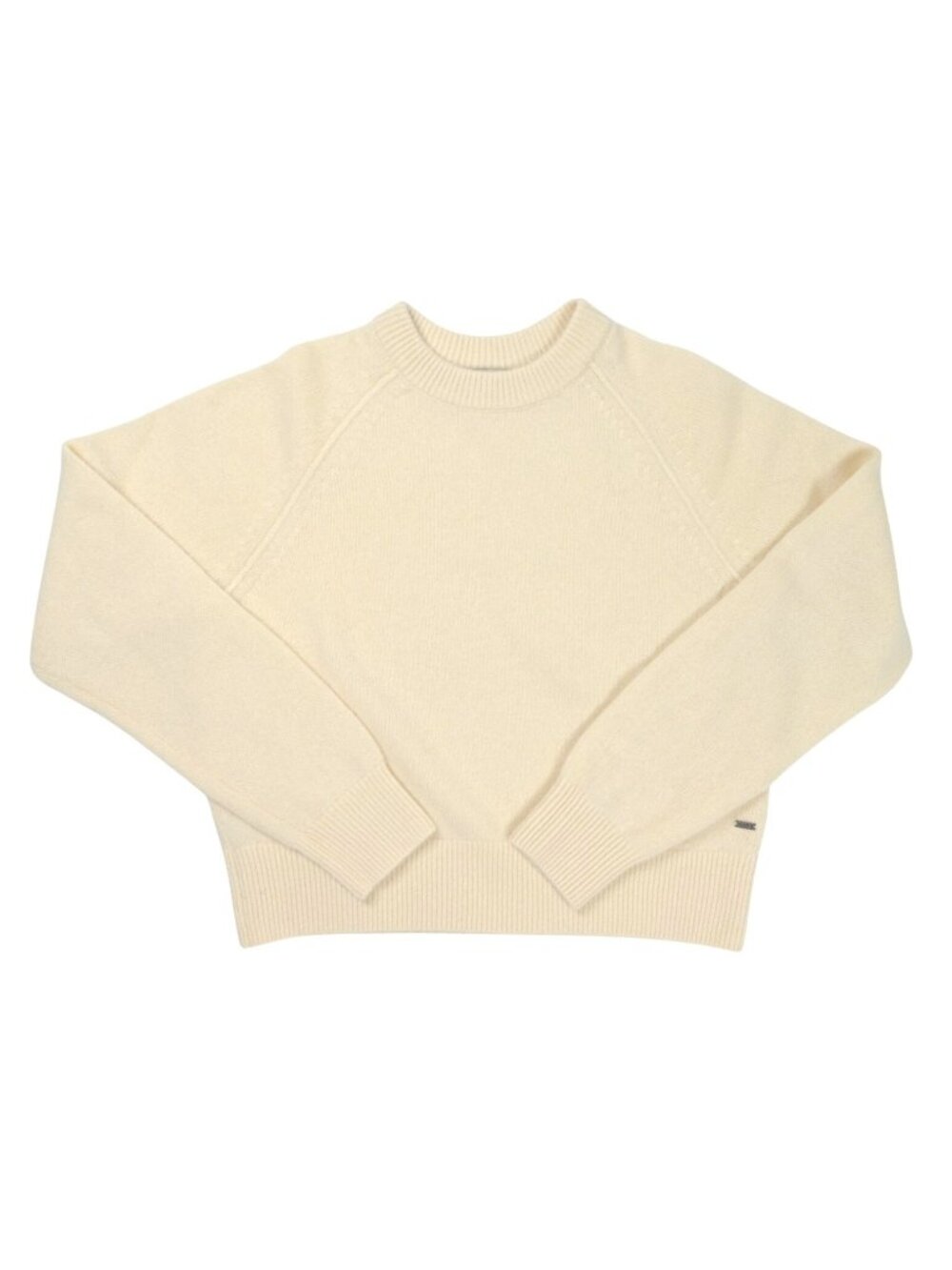 Vuori Émilie Cashmere Crew Sweater in Porcelain